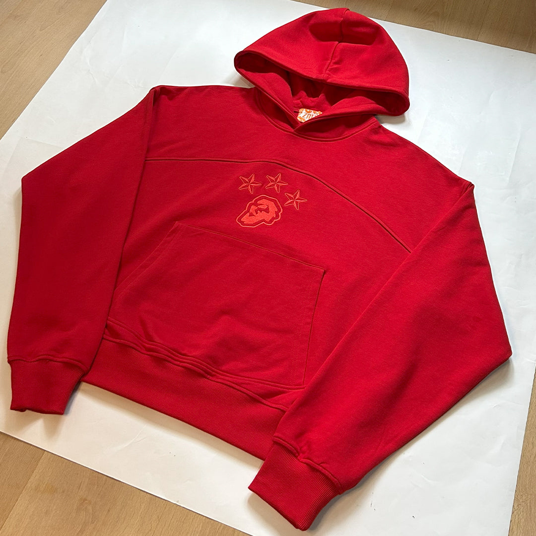 Red Back To School Hoodie