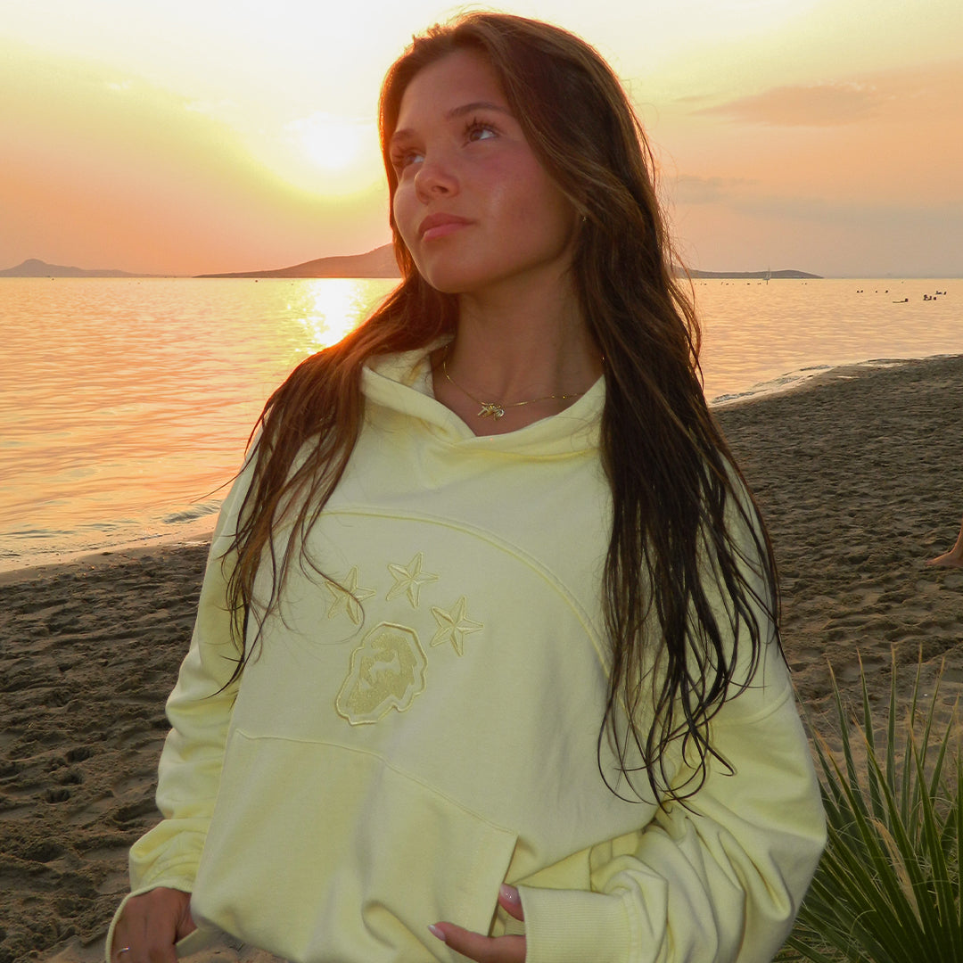 Sudadera con capucha Lemon para la vuelta al cole