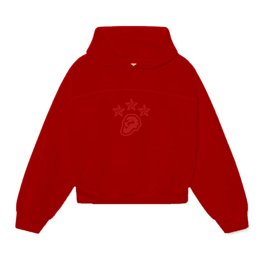 Sudadera roja de regreso a clases 